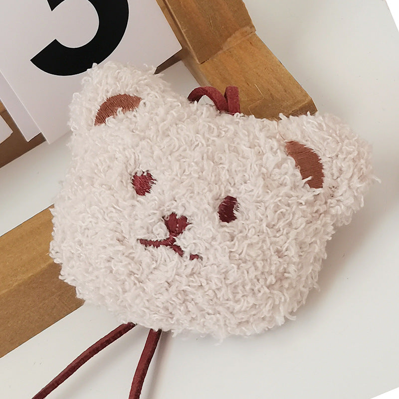 Wholesale Bear Name Pendant Plush Decoration Kindergarten Name Card Ornament